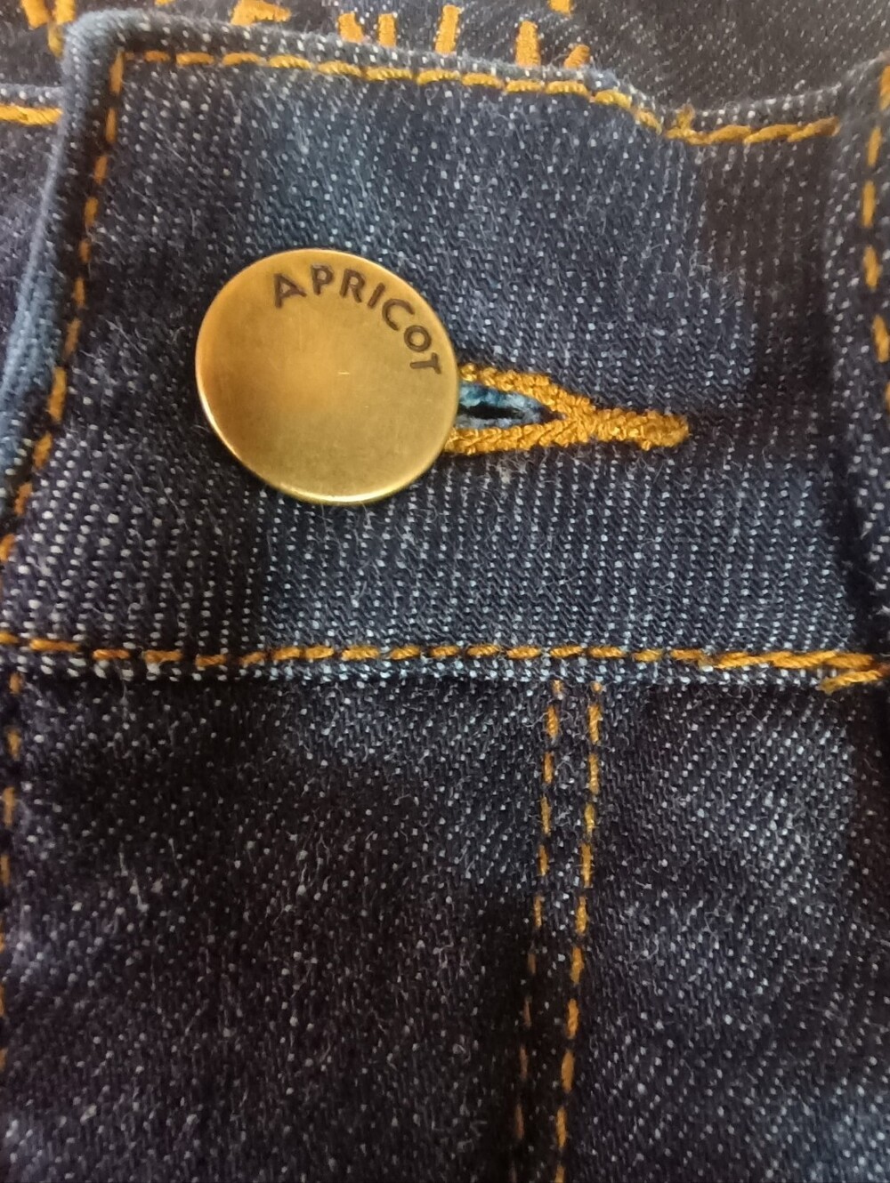 APRICOT Women's Size 26 Regular Dark Blue Flare High-Rise Jeans - Picture 6 of 9